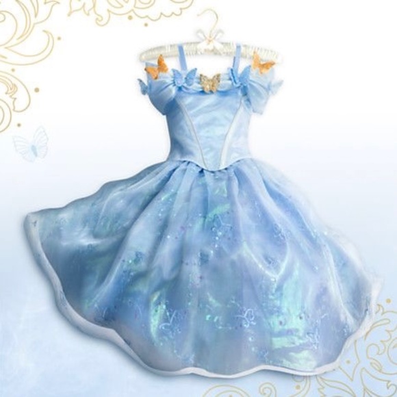 NWT Disney Store Cinderella Live Action Costume Limited Edition Dress Gown Size4